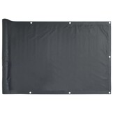 vidaXL Balkonscherm Antraciet 120x600 cm - 53% Korting!