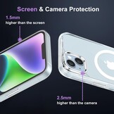Magnetische iPhone 14 Hoes + 2x Screenprotector & Cameralensbescherming (37% KORTING!)