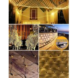 Lichtsnoer op Zonne-energie (3m x 2m, 204 LED) - 37% Korting!