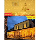 Lichtsnoer op Zonne-energie (3m x 2m, 204 LED) - 37% Korting!