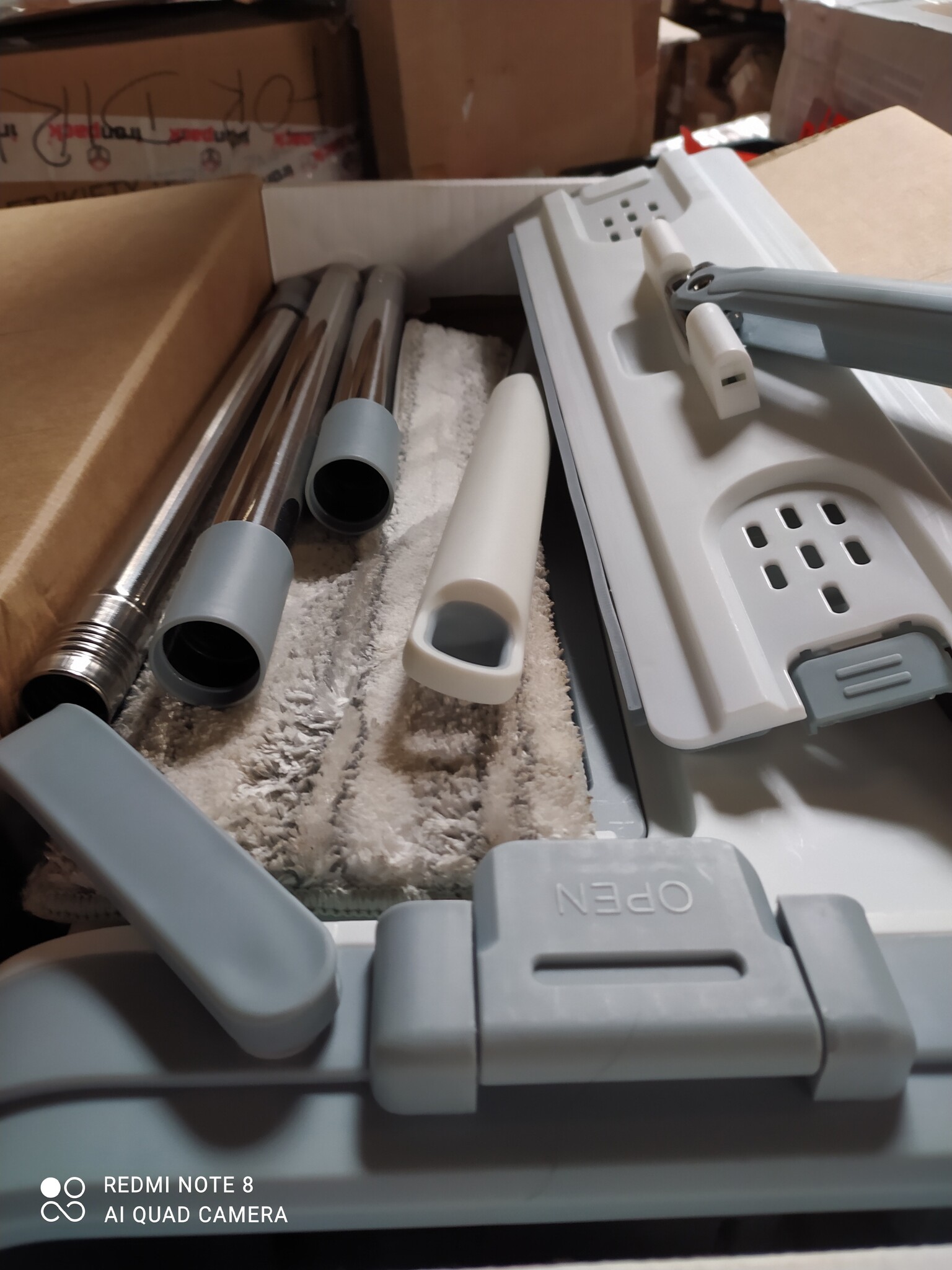 Dweilmop met Emmer & Rolfunctie - 55% Korting! - Retourproduct