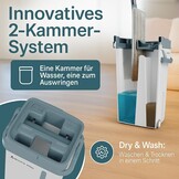 Dweilmop met Emmer & Rolfunctie - 55% Korting! - Retourproduct