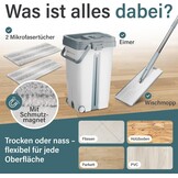 Dweilmop met Emmer & Rolfunctie - 55% Korting! - Retourproduct