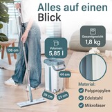 Dweilmop met Emmer & Rolfunctie - 55% Korting! - Retourproduct