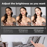 Hollywood Make-up Spiegel met 15 LED's - 3 Kleuren & 10x Vergrotend - 30% Korting!