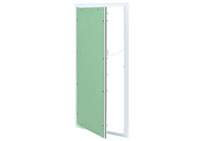 vidaXL Inspectieluik Wit Aluminium & Platenbord (45x85cm) - 35% Korting
