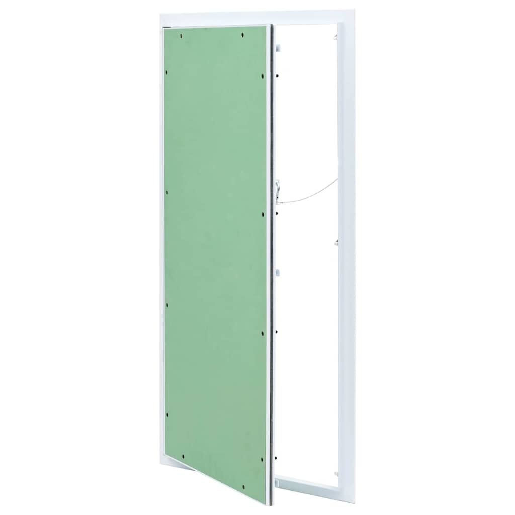 vidaXL Inspectieluik Wit Aluminium & Platenbord (45x85cm) - 35% Korting