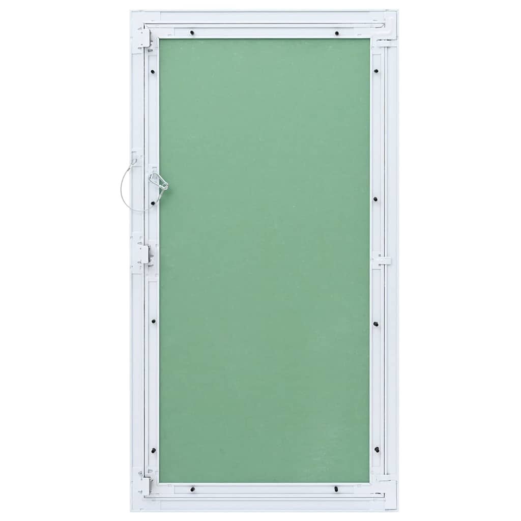 vidaXL Inspectieluik Wit Aluminium & Platenbord (45x85cm) - 35% Korting