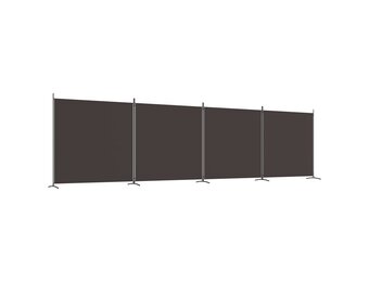 vidaXL Kamerscherm 4 Panel - Bruin | 35% Korting