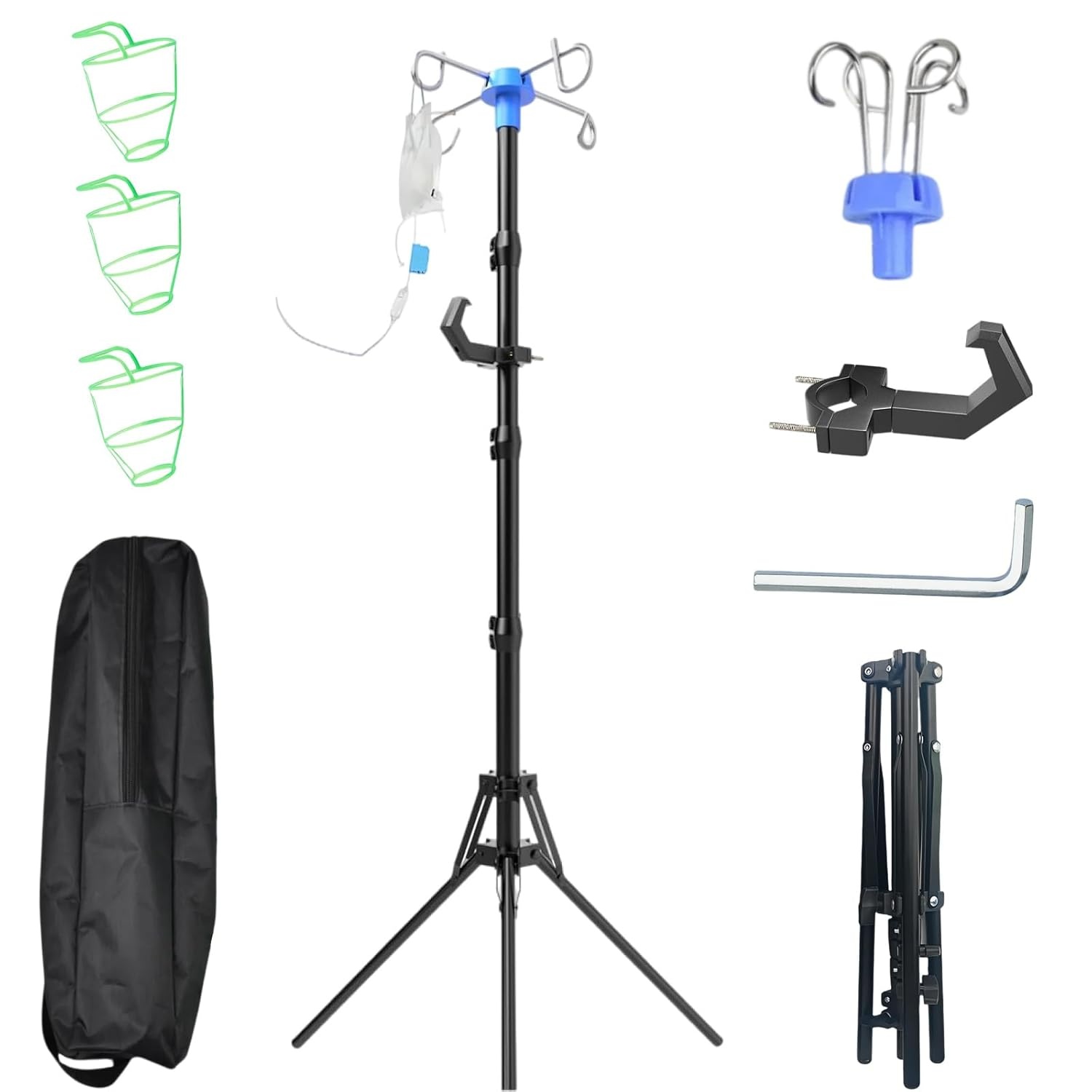 Verstelbare Infuusstandaard (90-190cm) - 55% Korting