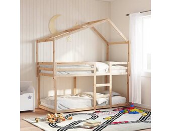 vidaXL Kinderbedhuisje Grenenhout - 35% Korting