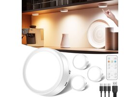 37% Korting! Draadloze LED Spot - Oplaadbaar met Afstandsbediening