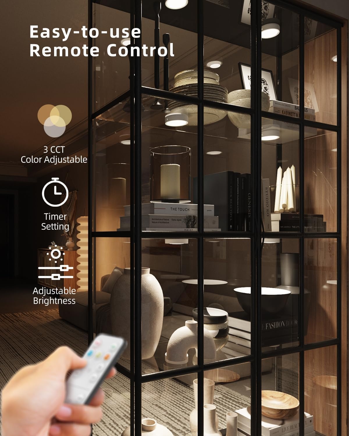 37% Korting! Draadloze LED Spot - Oplaadbaar met Afstandsbediening