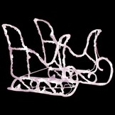 vidaXL Kerstversiering Rendieren & Slee 130cm - 160 LED's - 35% Korting!