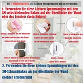 Aiitomg Bistro-gordijnstangen (2 stuks, 90-150 cm, wit) - 30% Korting!