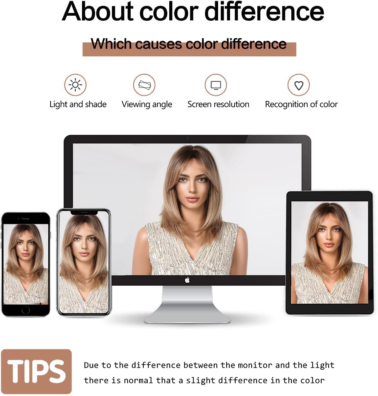 Esmee Korte Rechte Ombre Blond Bob Pruik met Gordijn Pony (37% Korting)