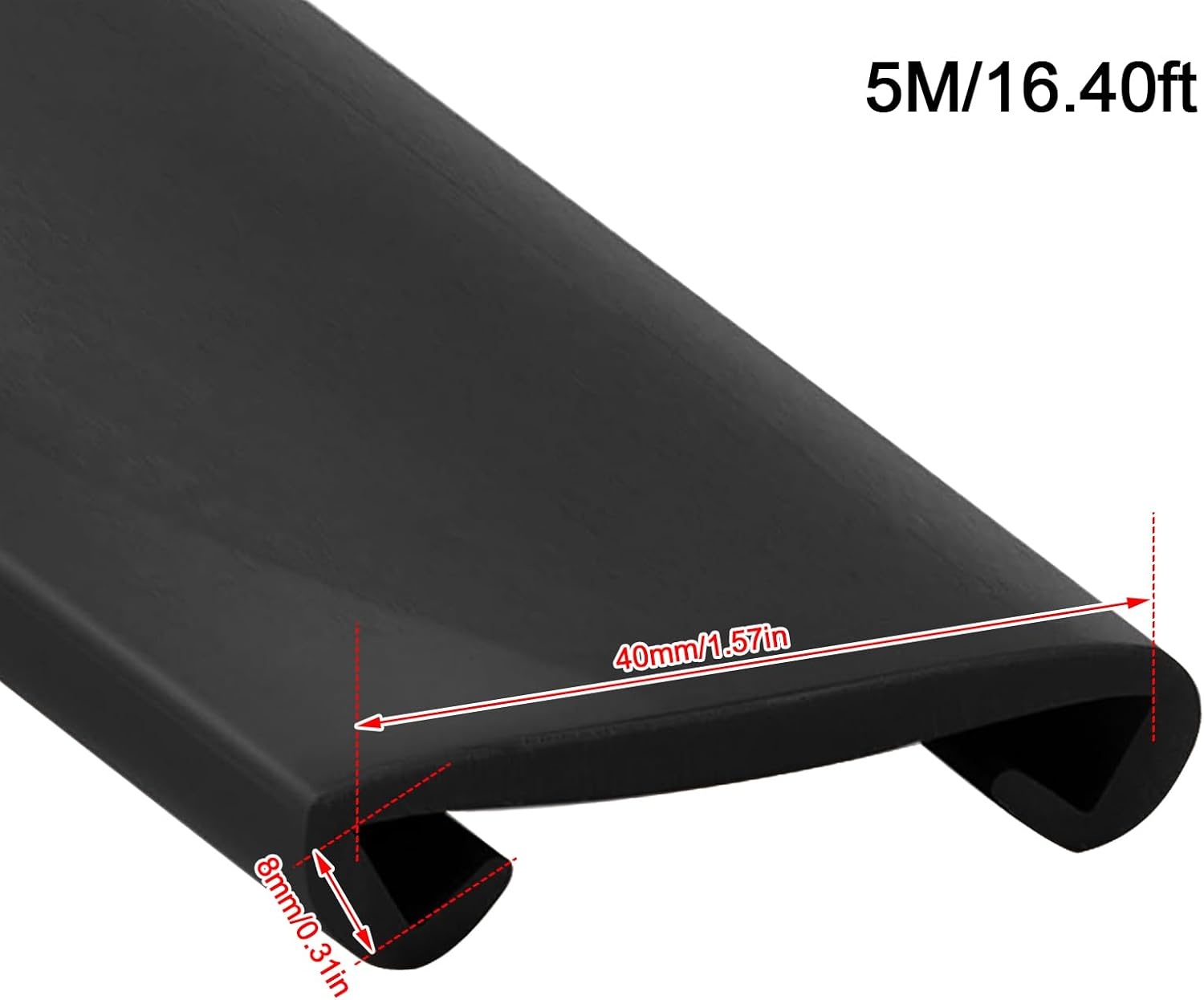 Antislip Trapleuningbescherming Zwart (5m) - 37% Korting!