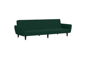 vidaXL Slaapbank Fluweel Donkergroen - Nu 41% Korting!