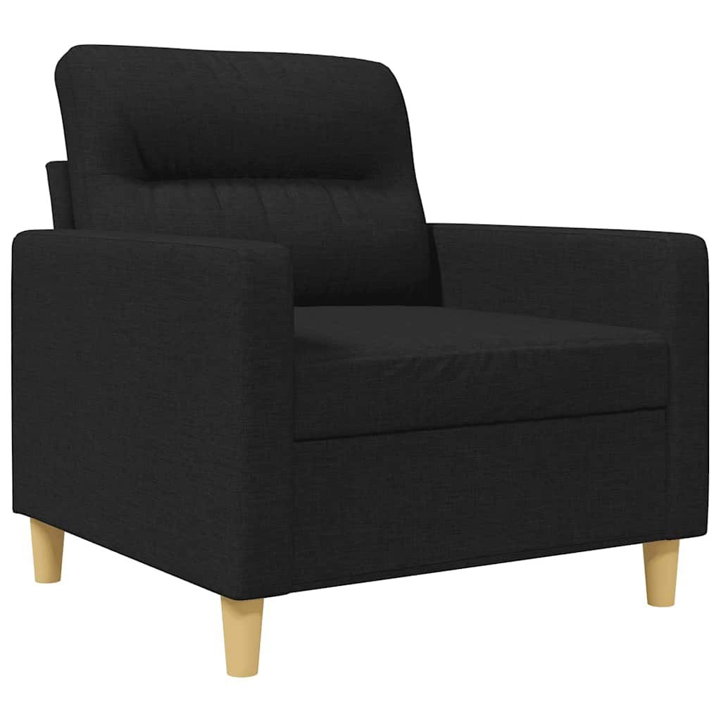 vidaXL Fauteuil Zwart Stof - 41% Korting!