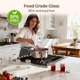 ComSaf Glazen Potjes met Deksel (8 Stuks) - 30% Korting