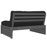 vidaXL Middenbank 120x80 cm Grenenhout Grijs - 60% Korting!