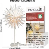 Staande Kerstster LED 45cm - Warm Wit - 30% Korting