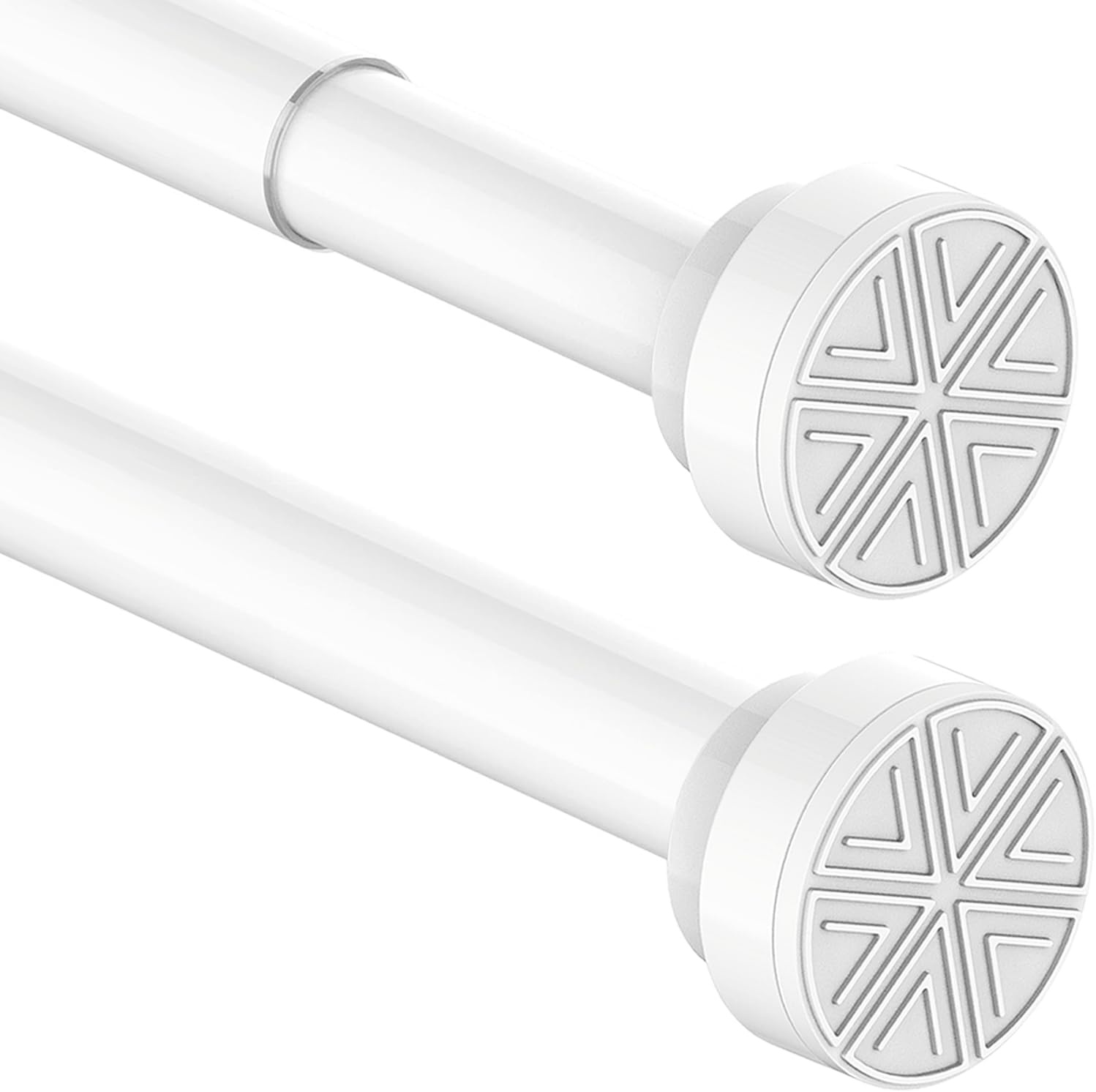 Douche Rail Gordijnstang 185-250cm Wit - 30% Korting!