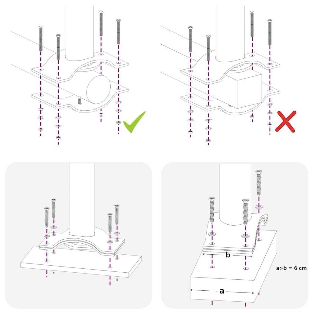 vidaXL Uittrekbaar Tuinscherm 80x300cm Crème (65% Korting!)