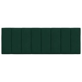 vidaXL Hanko Hoofdbordkussen 140cm Fluweel Donkergroen - 53% Korting!
