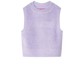 Gebreide Kinderspencer Lichtlila (Maat 128) - 42% Korting!