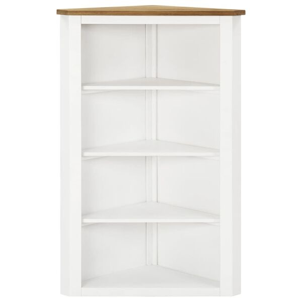 vidaXL Hoekkast 59x36x100 cm massief eikenhout