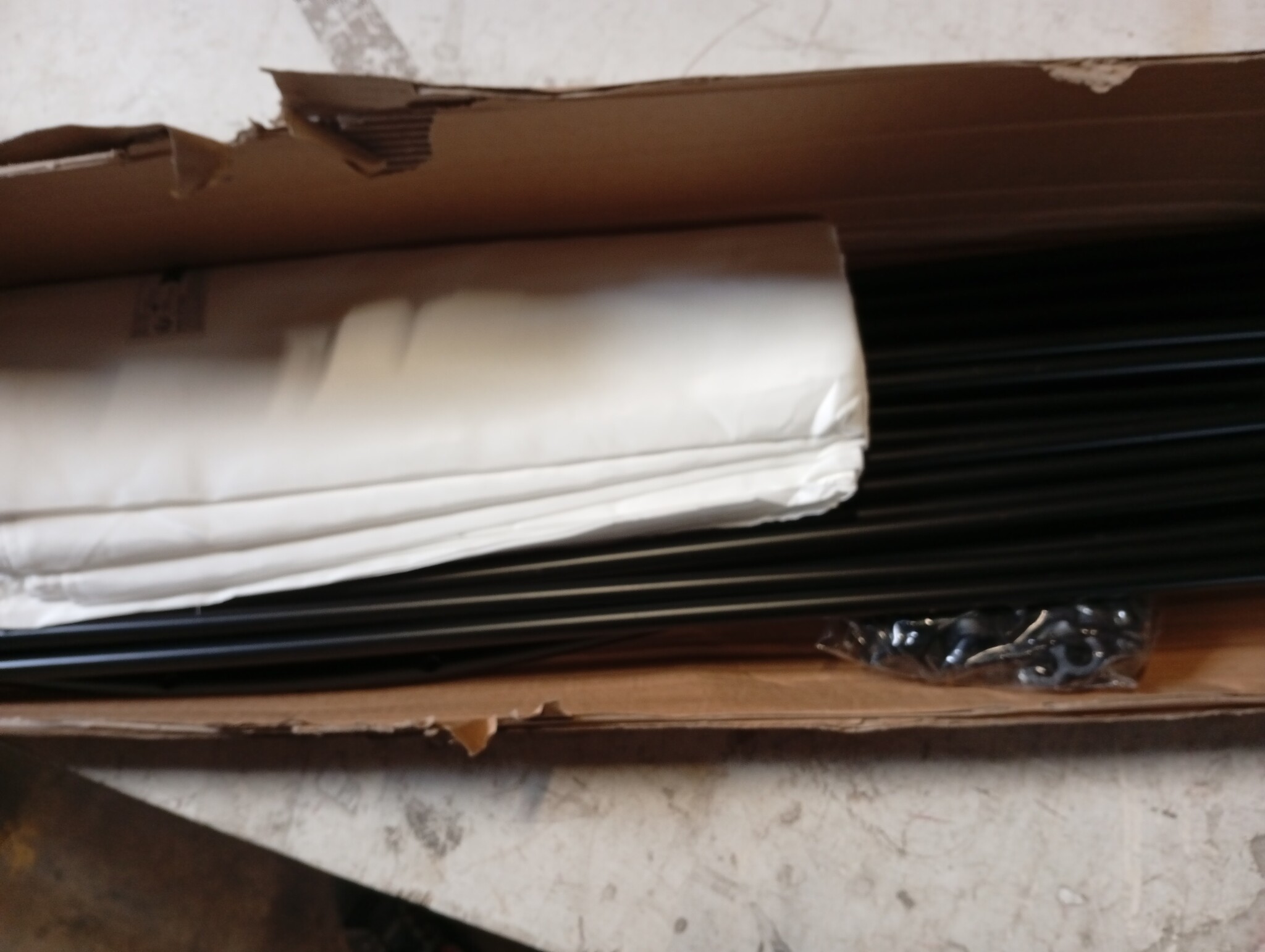 vidaXL Kamerscherm 5 panelen (wit, 433x180cm) - Nu 67% Korting!