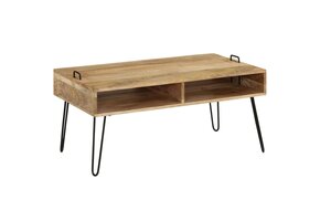 vidaXL Salontafel Massief Mangohout - 71% Korting!
