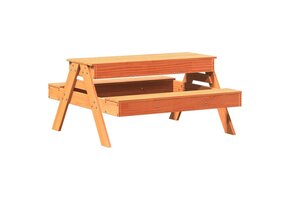vidaXL Kinder Picknicktafel met Zandbak - Grenenhout - 64% Korting!