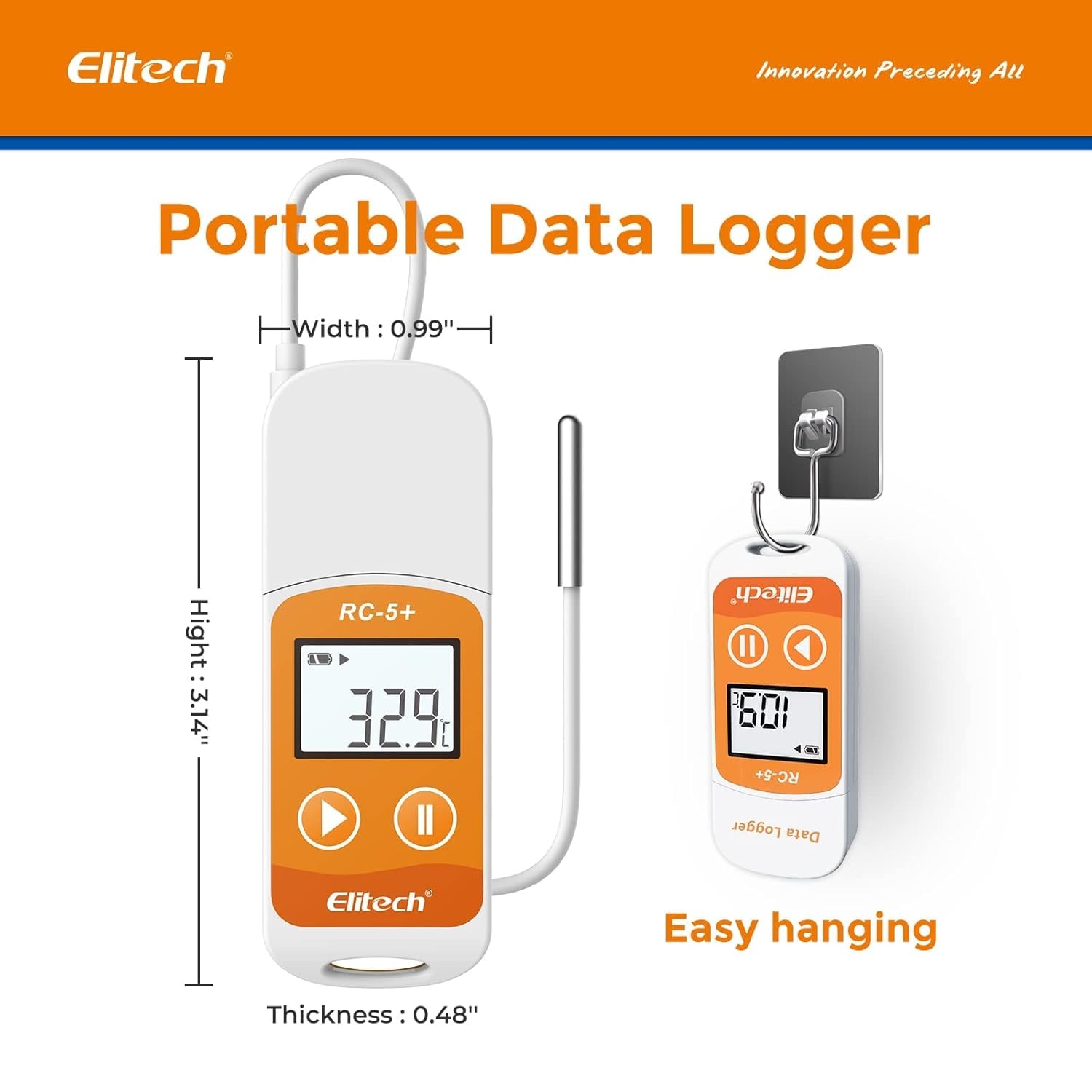 Elitech RC-5+ TE: Meet & Log Temperatuur - 37% Korting
