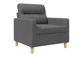 vidaXL Fauteuil donkergrijs (60 cm) | 57% Korting!