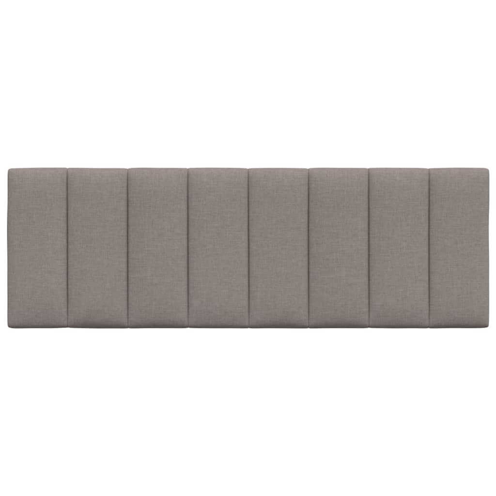 vidaXL Hanko Hoofdbordkussen Taupe Stof 140cm - 53% Korting!