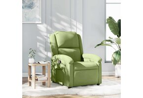 vidaXL Fauteuil Verstelbaar Fluweel Lichtgroen - Nu met 57% Korting!