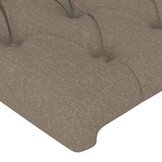 vidaXL Hoofdborden Taupe - 35% Korting! 2 stuks