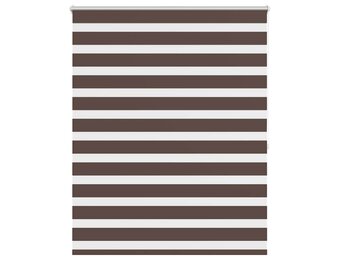 Duo Rolgordijn Koffiebruin 140x175 cm - Nu 43% Korting!