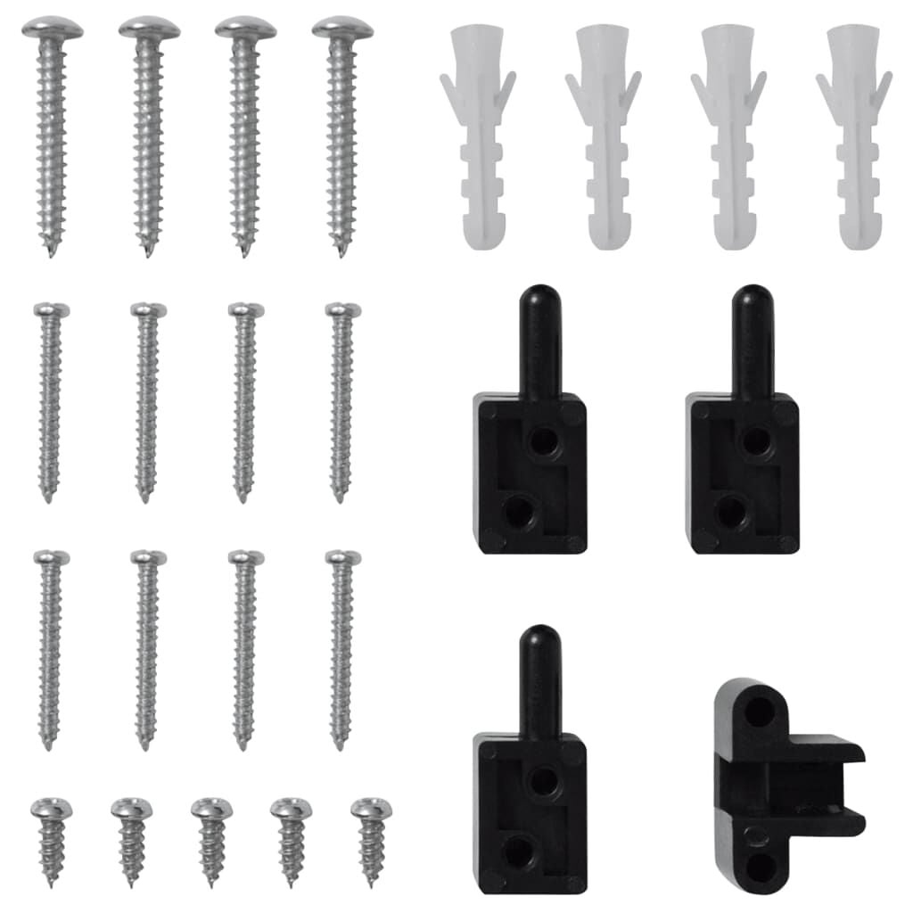 vidaXL Hordeur Antraciet 100x215 cm - 61% Korting!