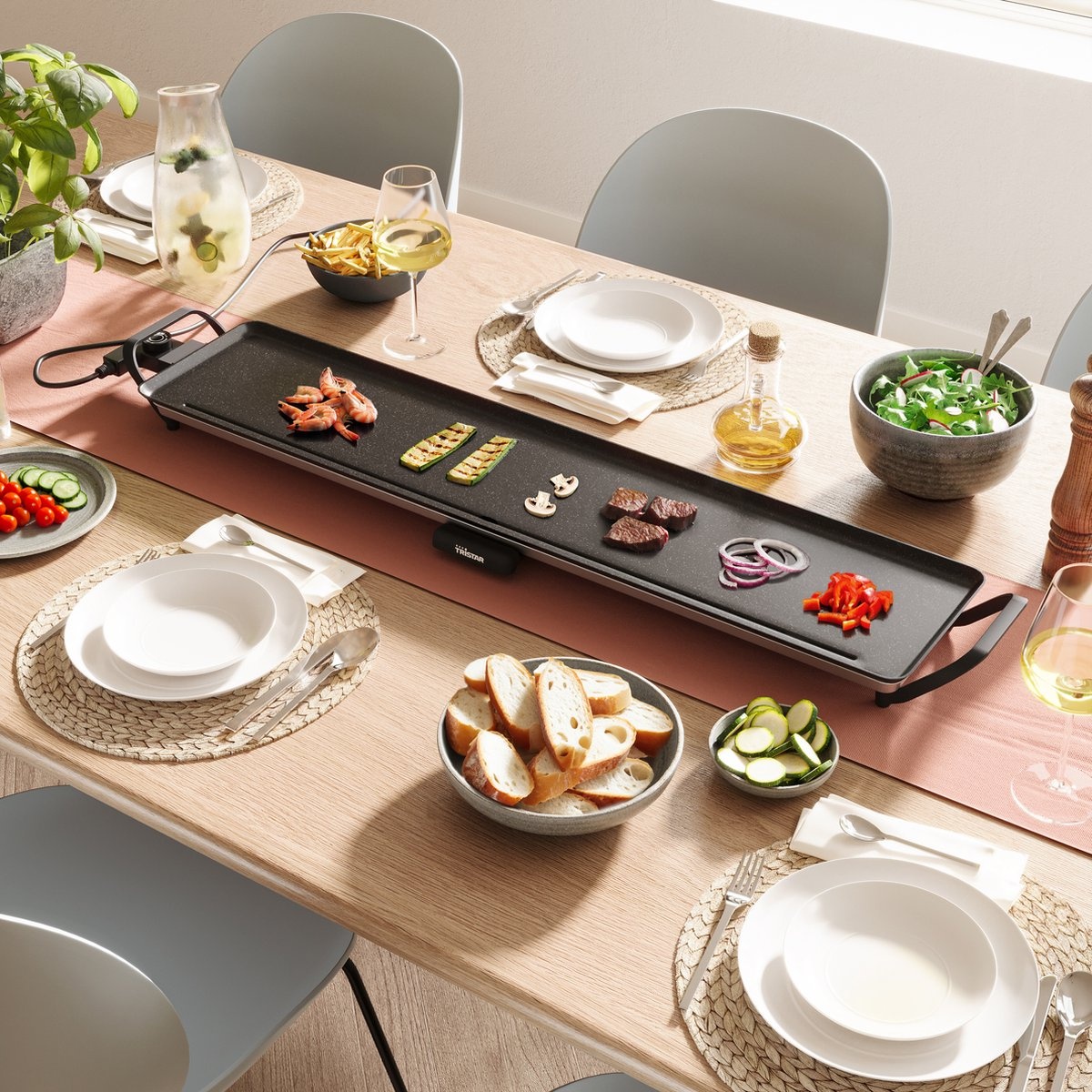 Tristar Bakplaat BP-2670 XXL - 1800W - 47% Korting!