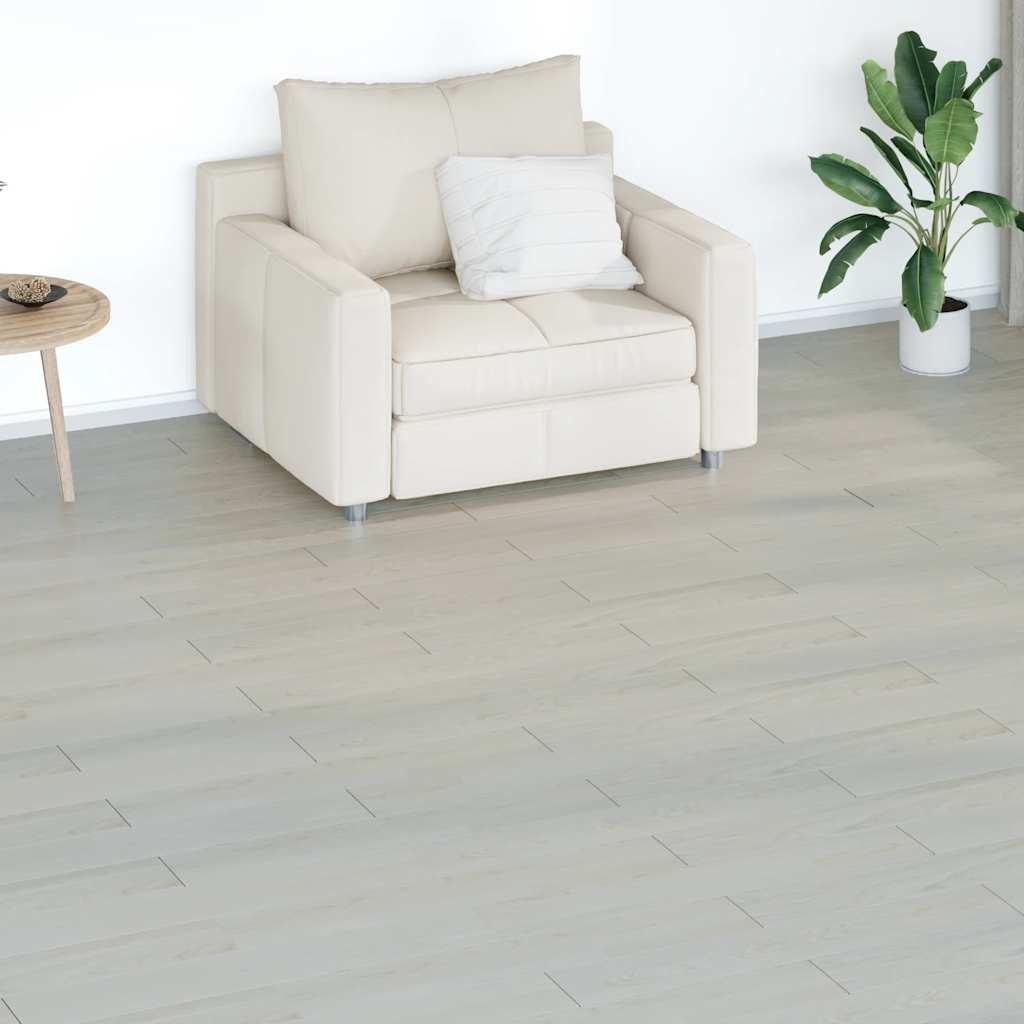 vidaXL Zelfklevende PVC Vloerplanken Lichtgrijs (4,46m²) - 62% Korting!