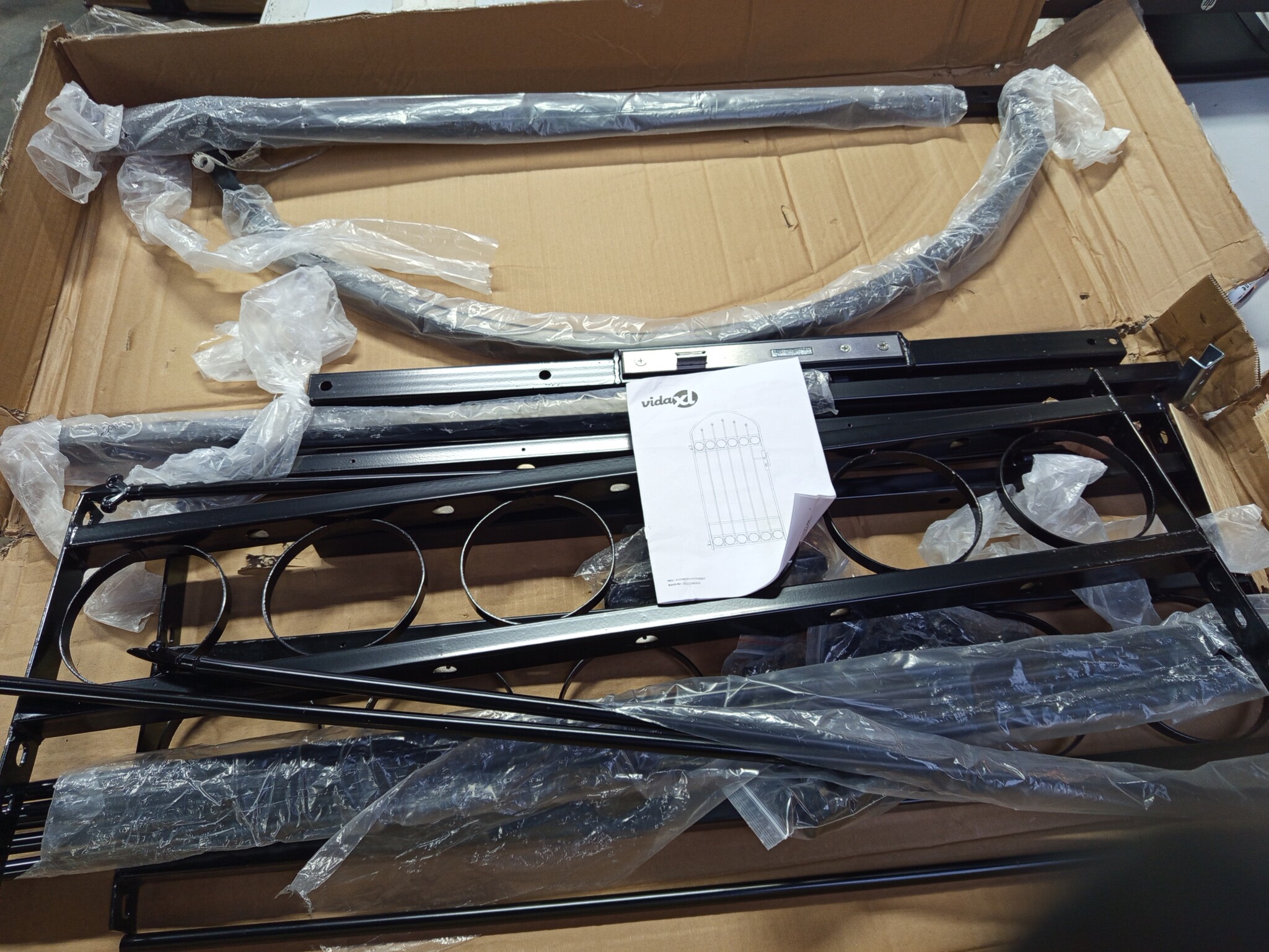 vidaXL 2-delige Loungeset met kussens, poly rattan zwart | -68%