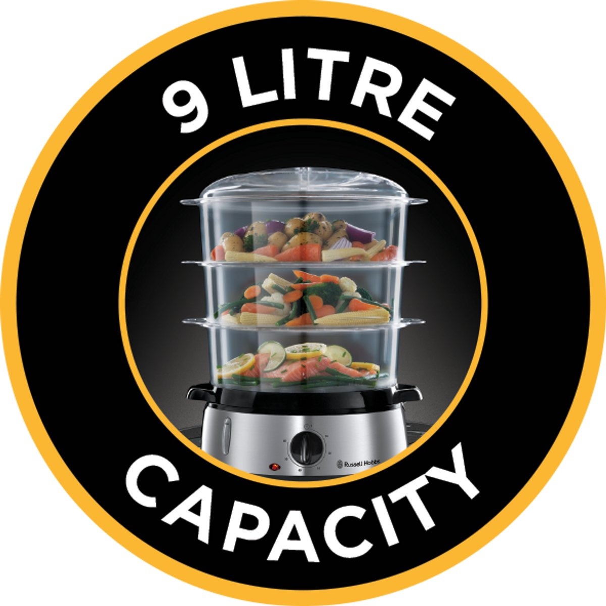 Russell Hobbs Stoomkoker 9 Liter - 19270-56