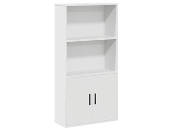 vidaXL Boekenkast 60x24x120 cm bewerkt hout wit