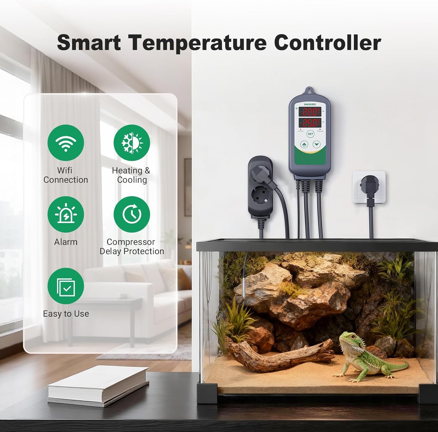 Inkbird Wifi Thermostaat ITC-308-WIFI: Slimme Temperatuurregeling met 30% Korting!