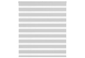 vidaXL Zebra Rolgordijn Lichtgrijs - 57% Korting