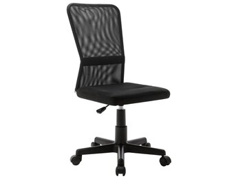 vidaXL Kantoorstoel 44x52x100 cm mesh stof zwart
