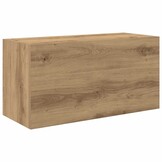 vidaXL Badkamerwandkast 60x25x30 cm bewerkt hout artisanaal eikenkleur